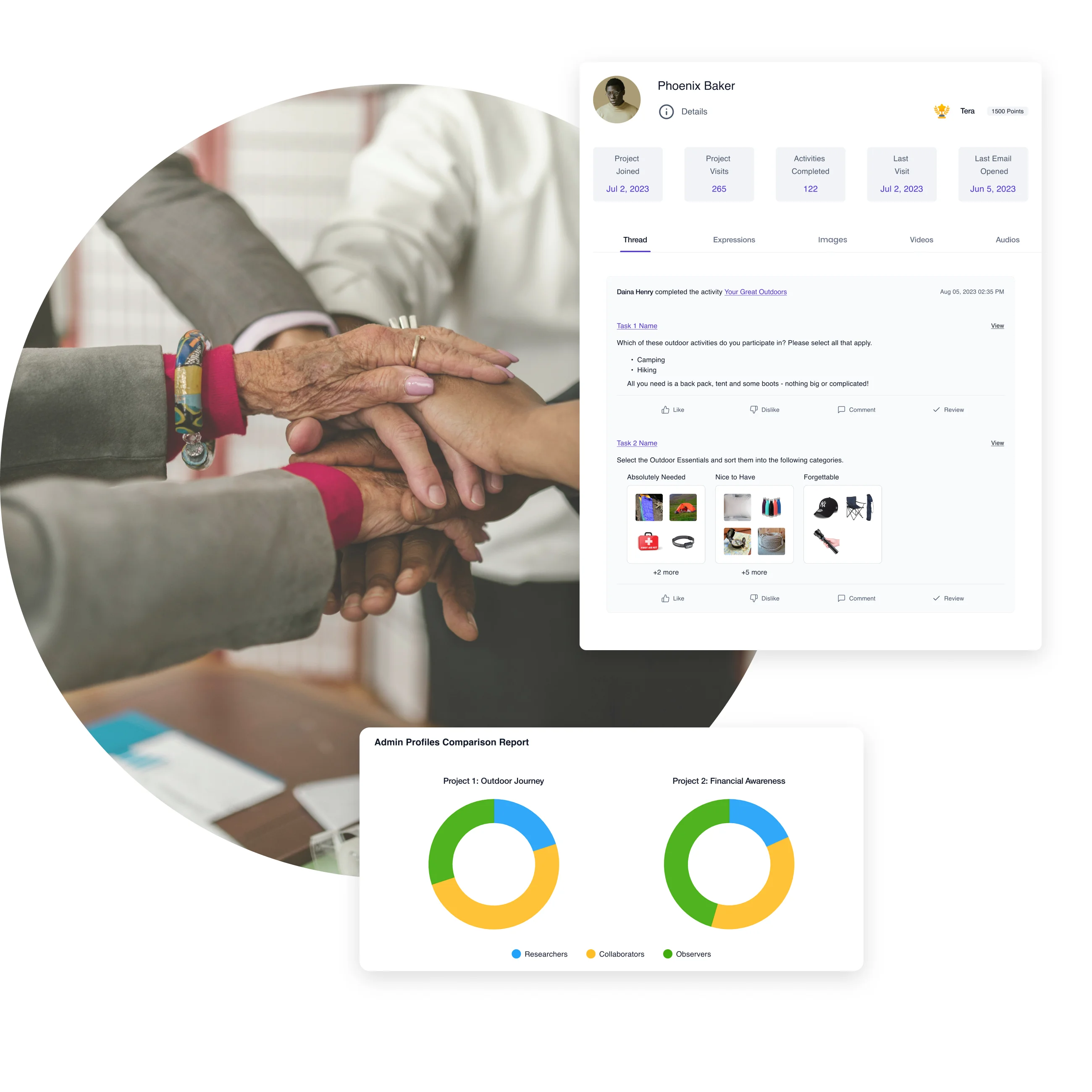 Terapage: online qualitative and quantitative market research platform