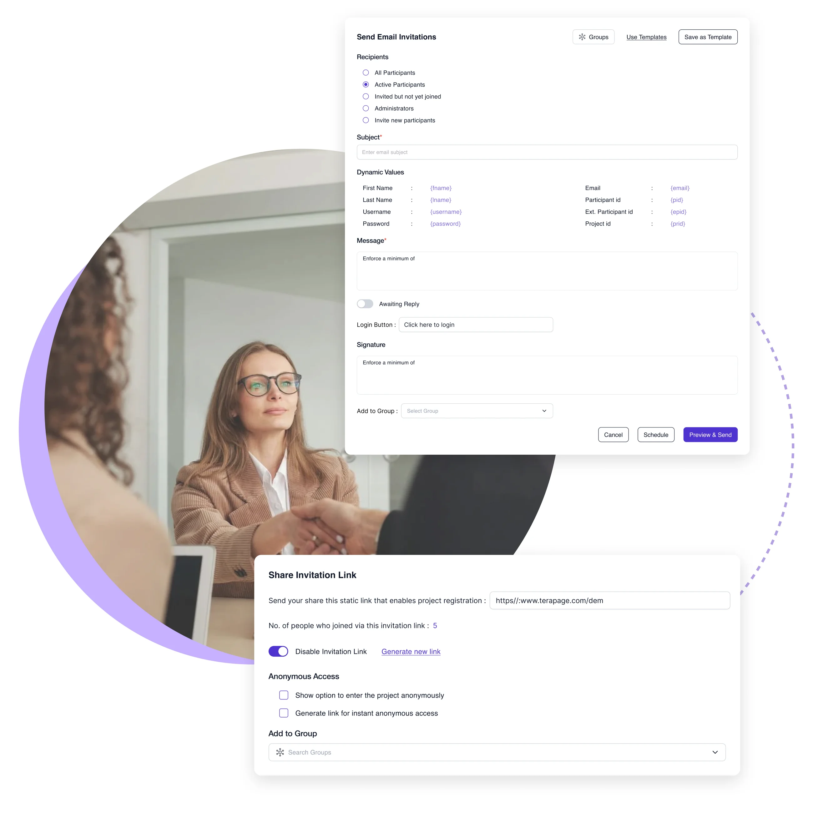 Terapage: online qualitative and quantitative market research platform