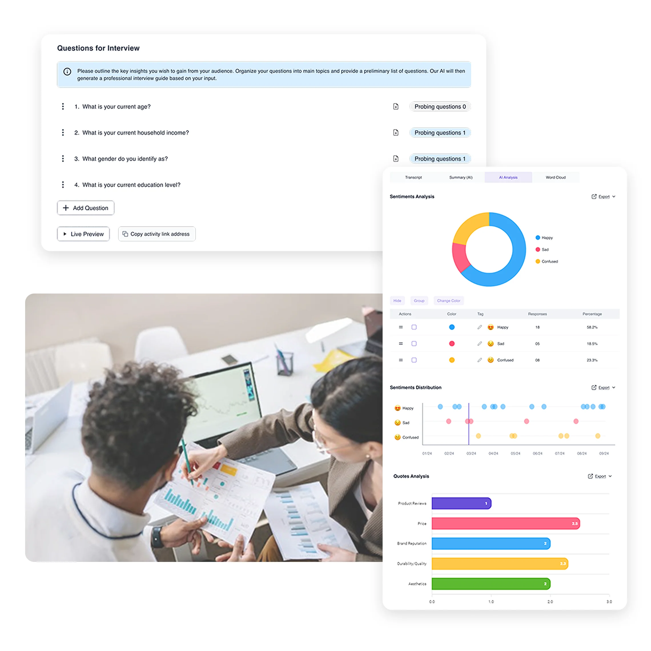Terapage AI analytics platform for market research insights