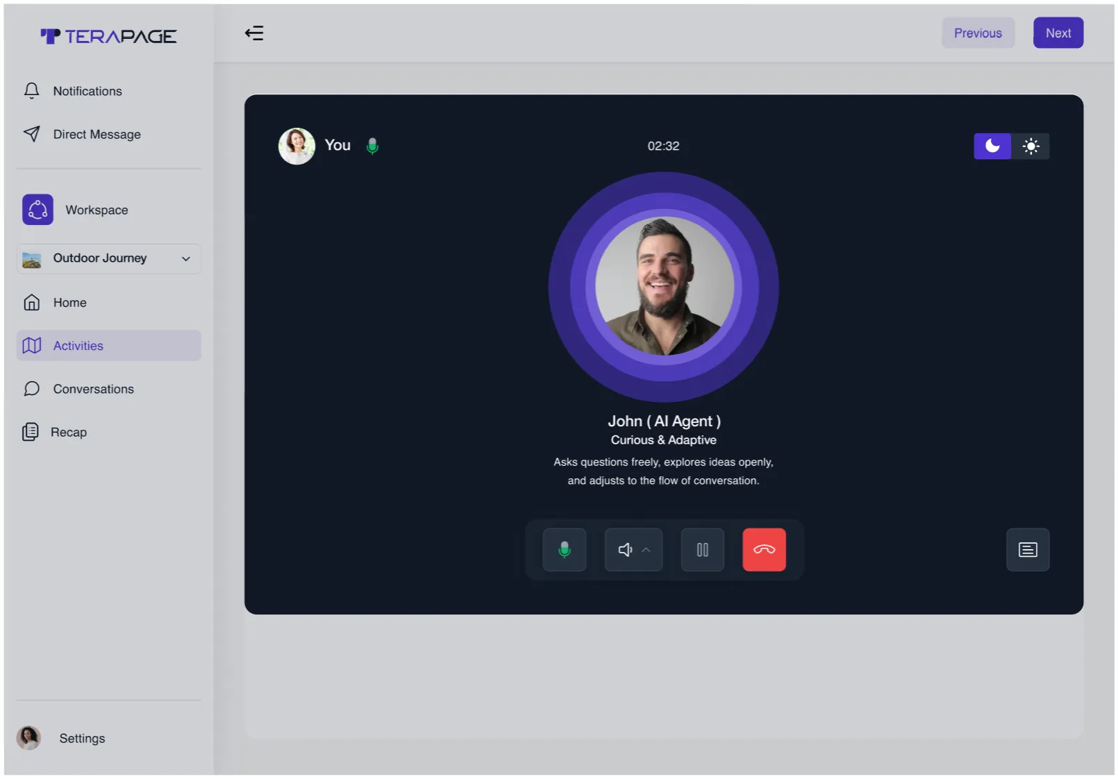 Terapage: online qualitative and quantitative market research platform