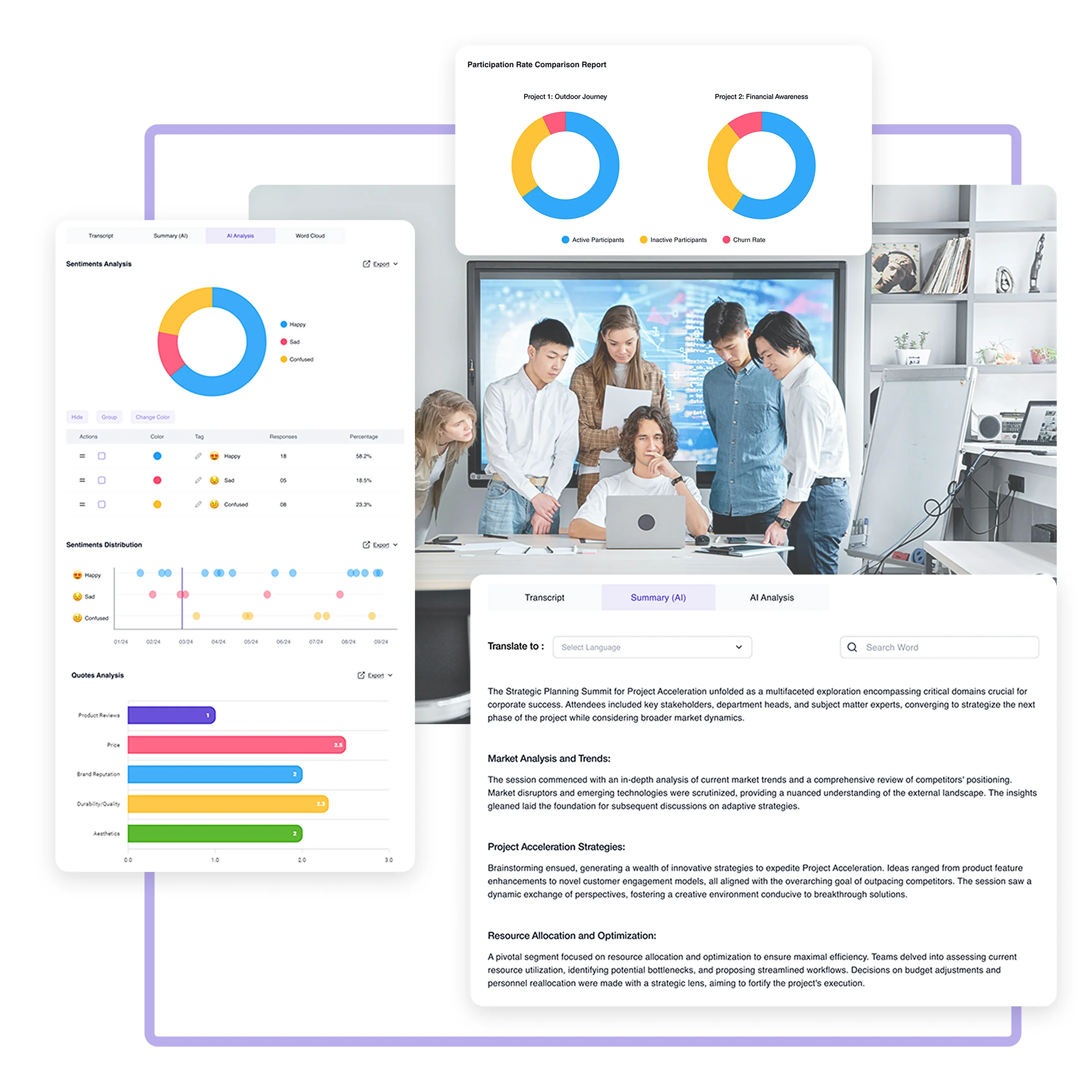 Terapage AI analytics platform for market research insights