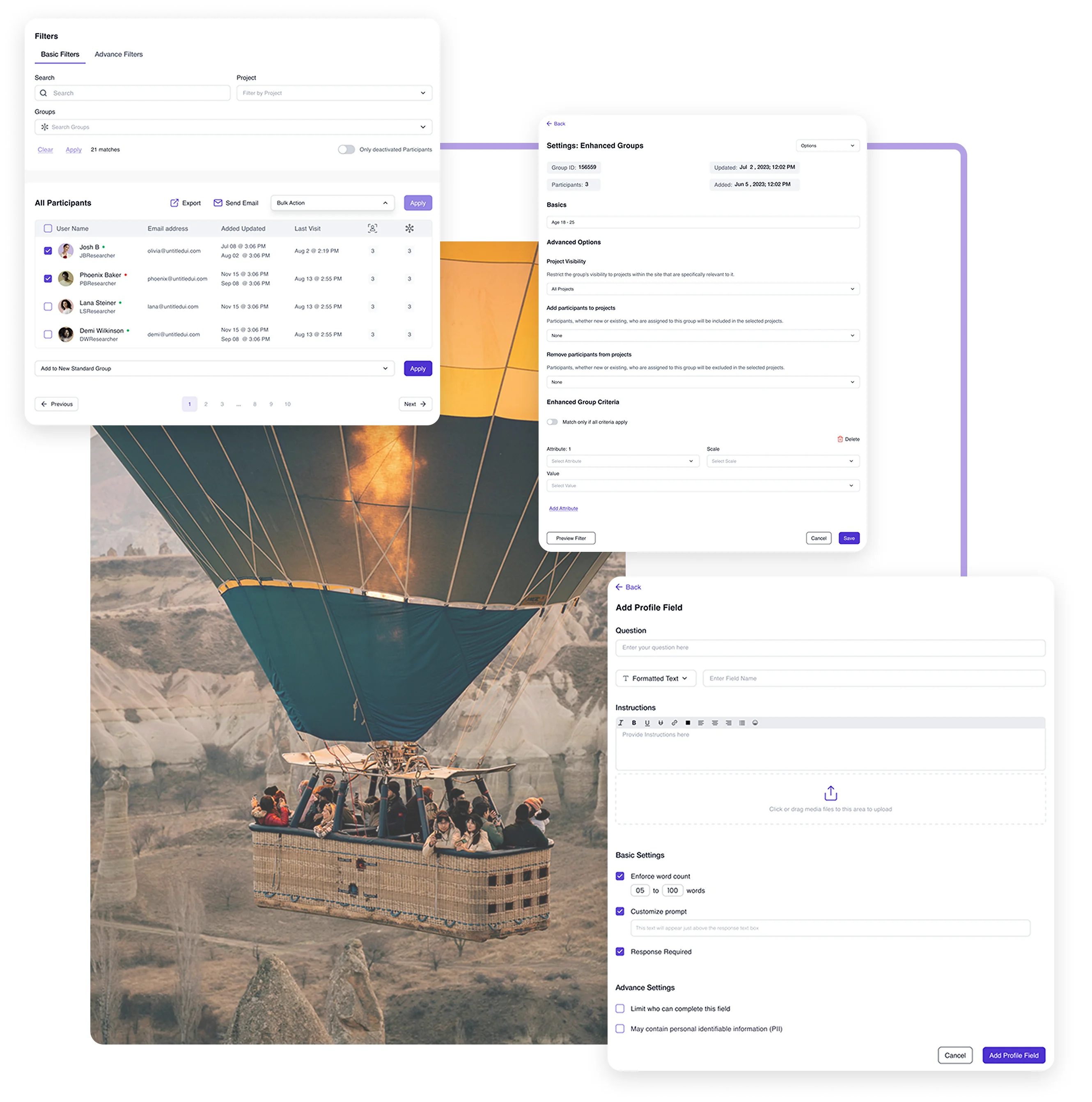 Terapage: online qualitative and quantitative market research platform