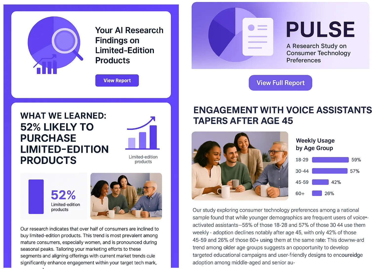 Synthetic data generation for market research and predictive analysis