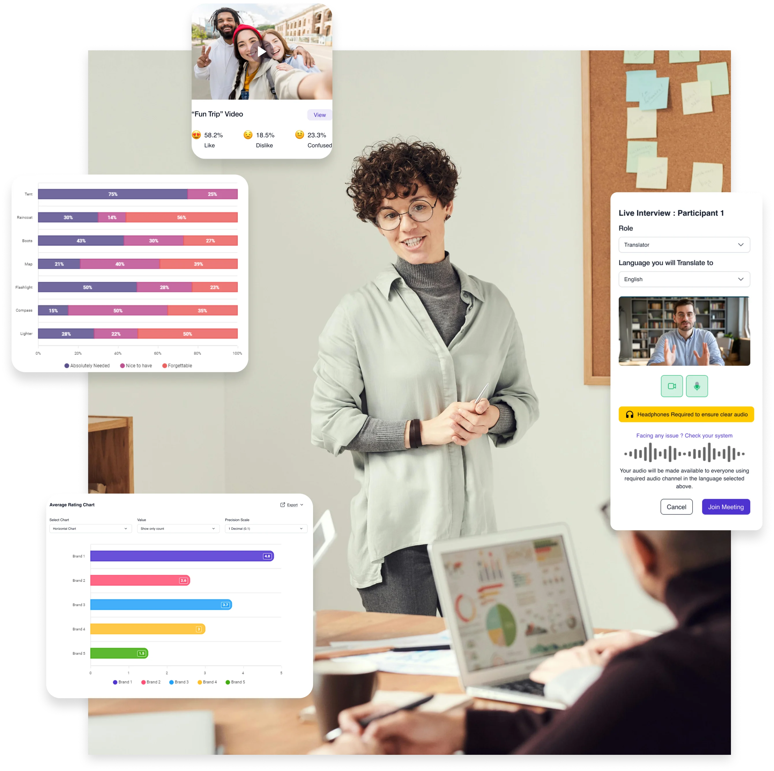 Terapage: online qualitative and quantitative market research platform
