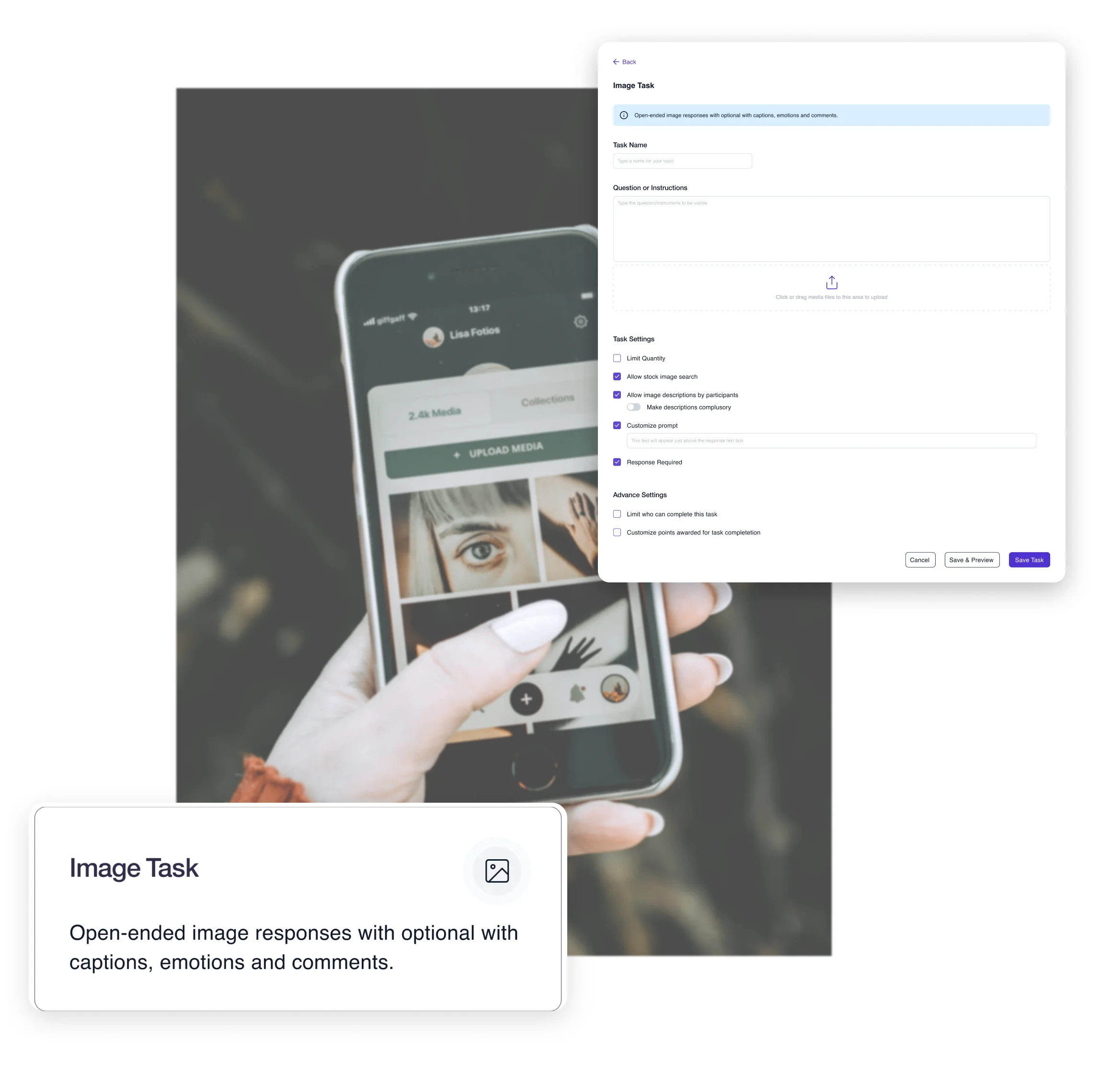 Terapage: online qualitative and quantitative market research platform