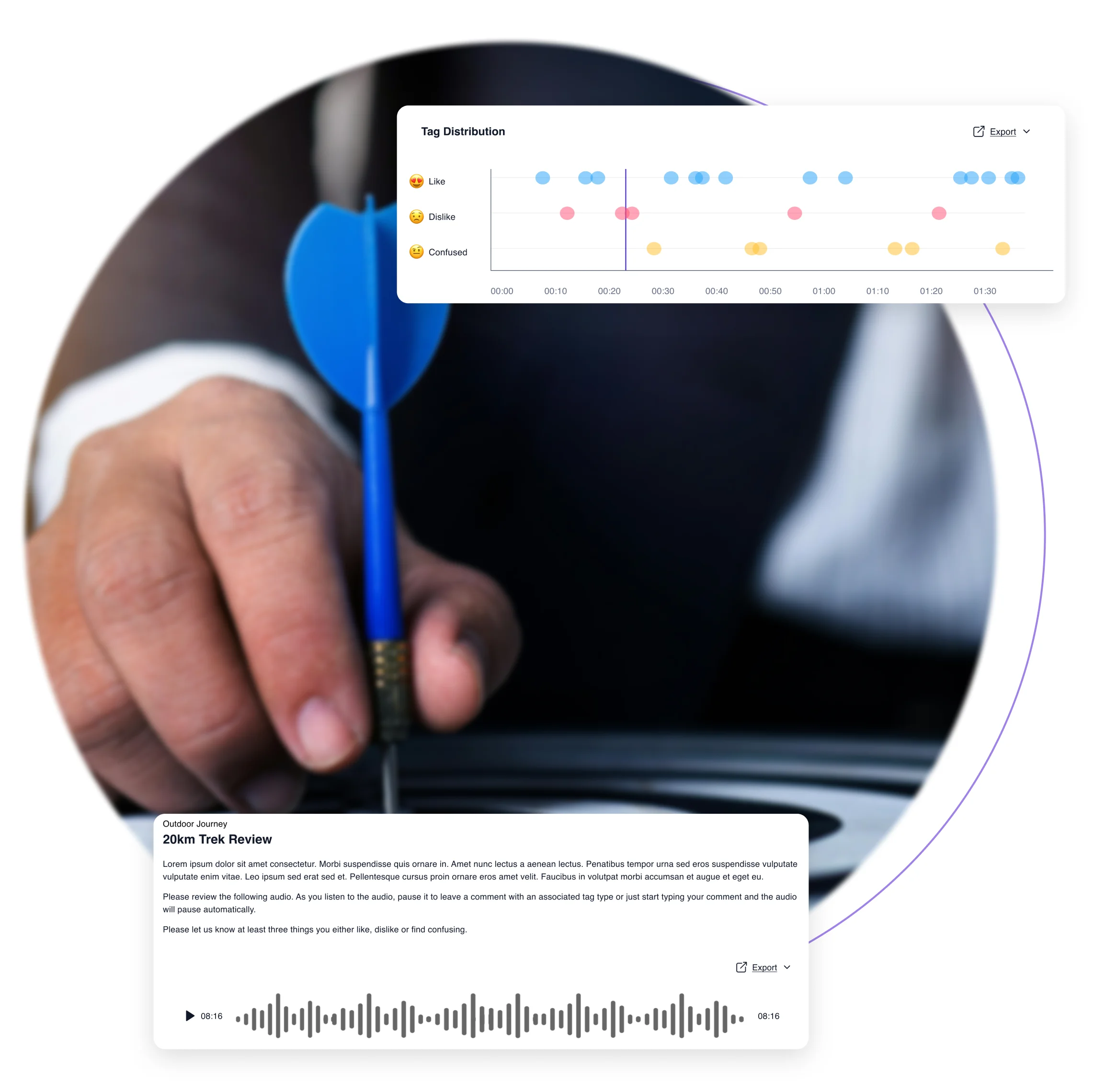 User-generated video and photo submissions in a qualitative research study on Terapage