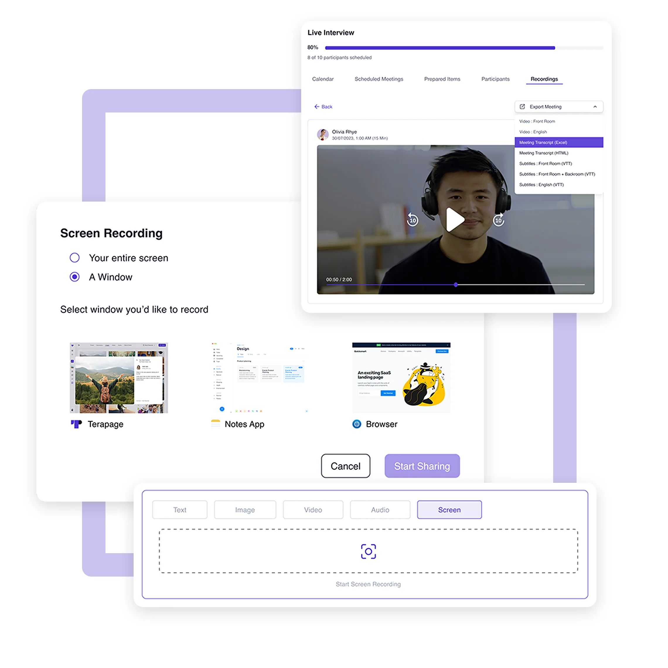 Terapage: online qualitative and quantitative market research platform