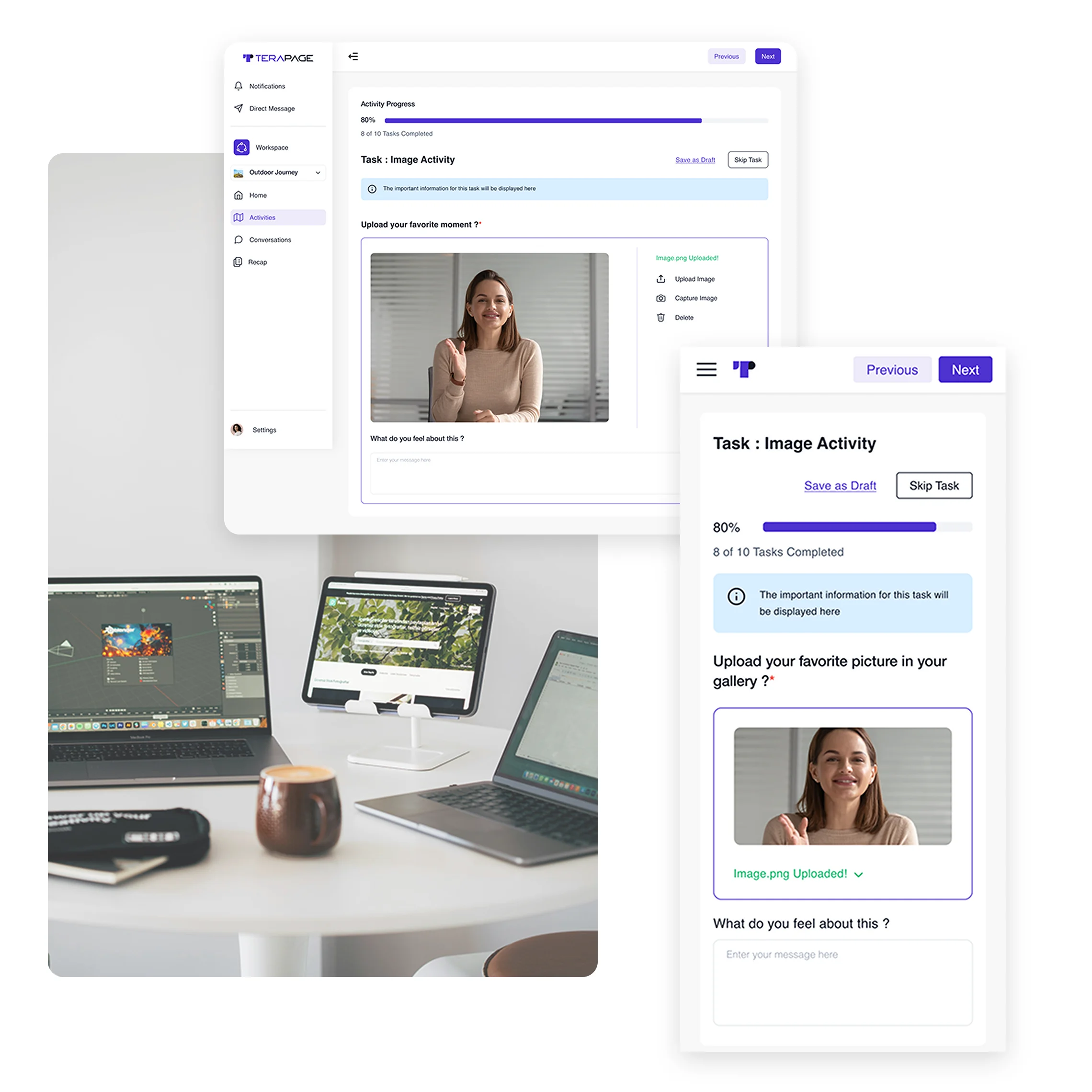 Terapage: online qualitative and quantitative market research platform