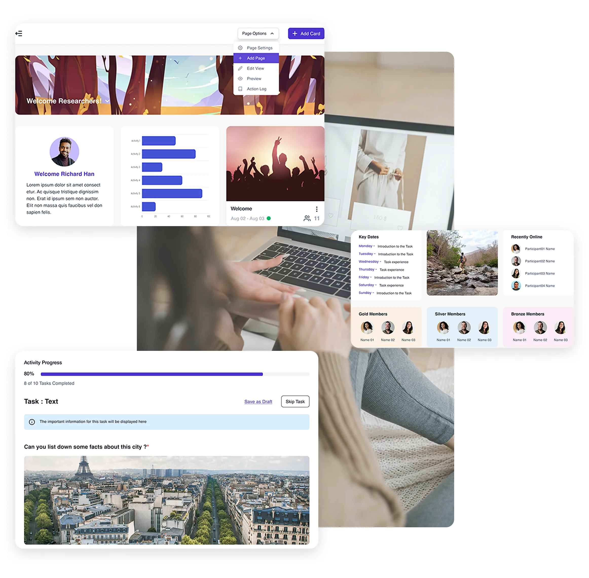 Terapage: online qualitative and quantitative market research platform