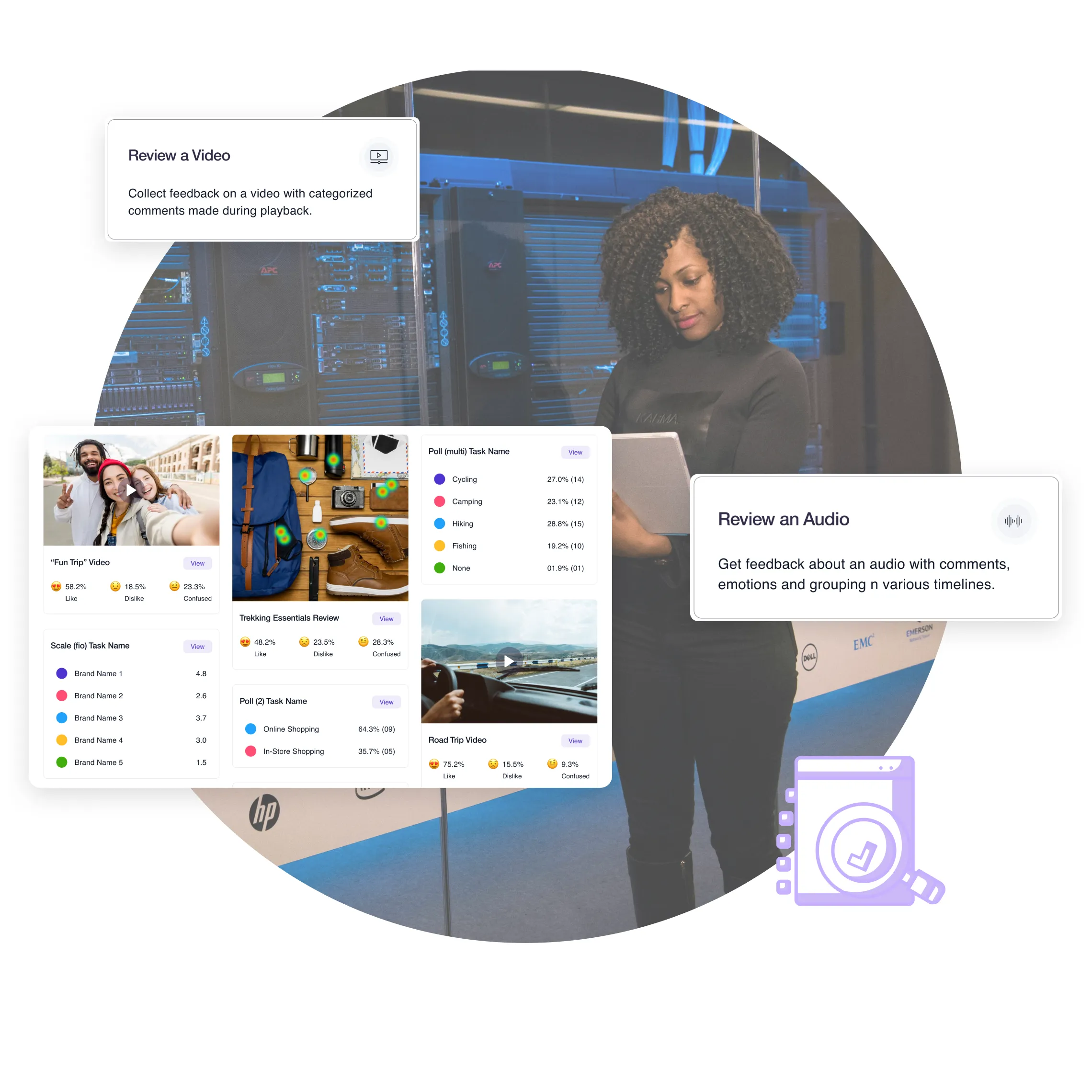 Terapage: online qualitative and quantitative market research platform