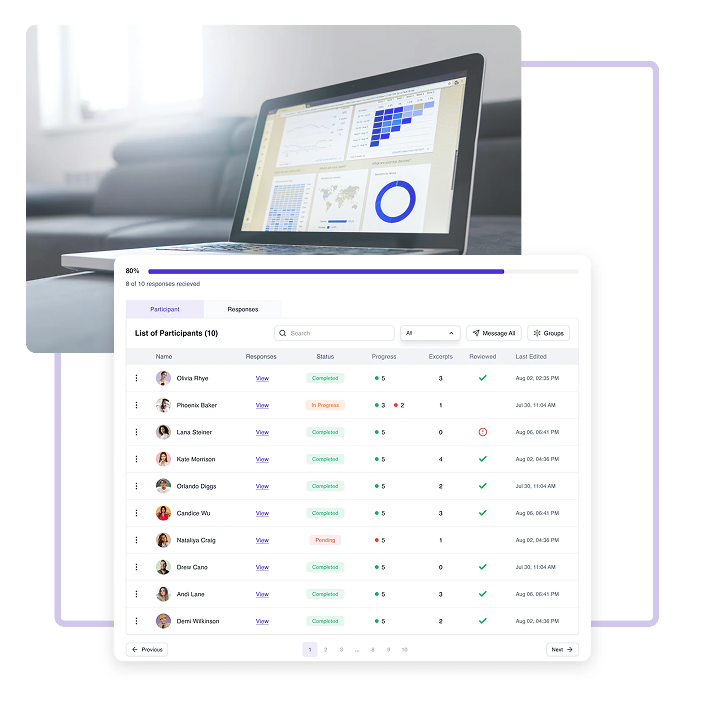 Terapage: online qualitative and quantitative market research platform