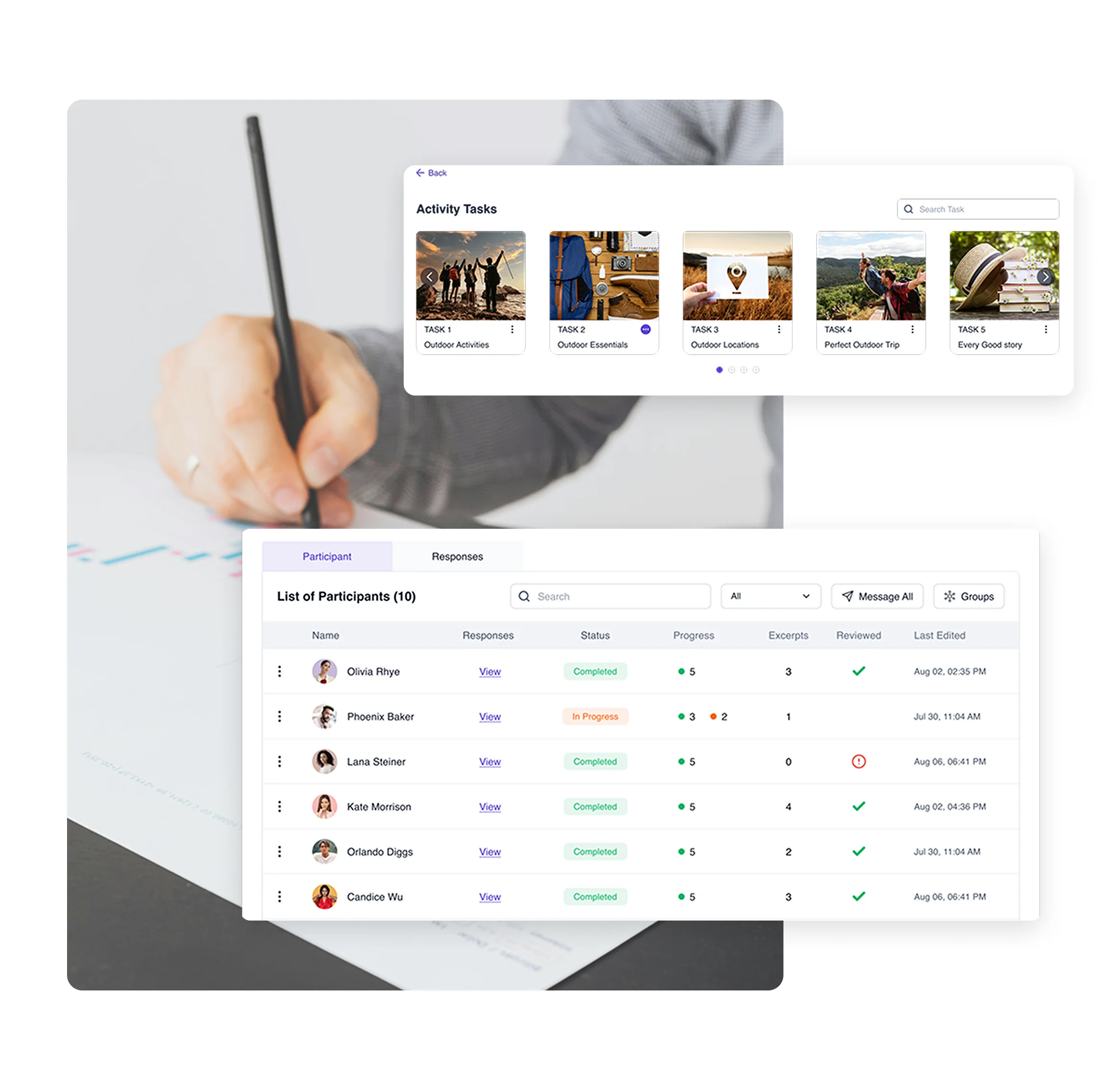 Terapage: online qualitative and quantitative market research platform