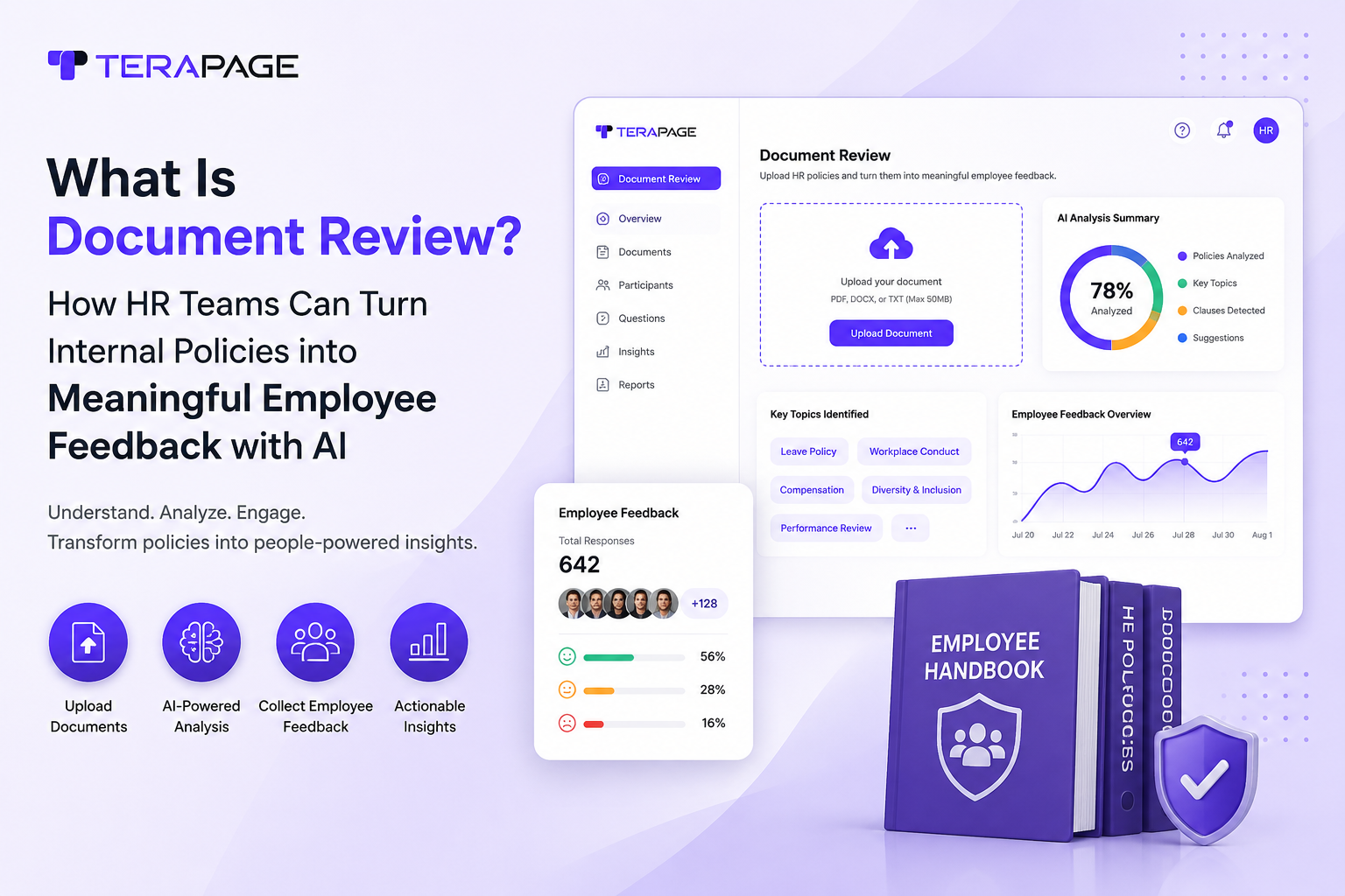 Terapage AI-powered document review software for HR policy feedback